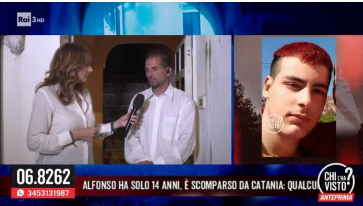 14ENNE SCOMPARE DA CATANIA: 11 GIORNI DI RICERCHE, L'APPELLO DEL PADRE DI ALFONSO - 