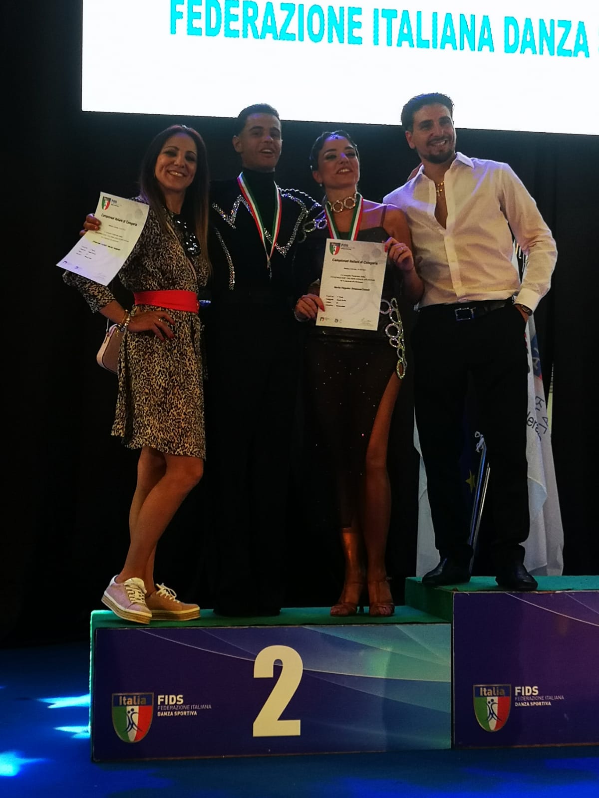 LATIN DANCE ACADEMY PATERNÒ: EMANUELE E MARIKA SONO I VICE CAMPIONI ITALIANI 2022