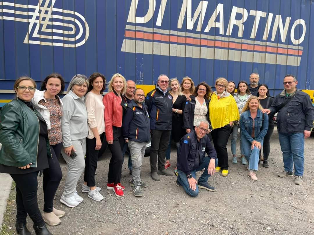 PARTITI DUE CONVOGLI DI AIUTI UMANITARI DALLA PROTEZIONE CIVILE SICILIANA PER L'UCRAINA