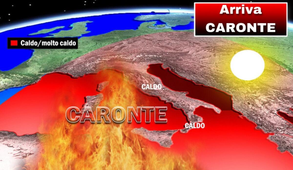 METEO: ARRIVA CARONTE,  LA SETTIMANA TRA LE PIÙ CALDE DI SEMPRE PER IL MESE DI GIUGNO - 