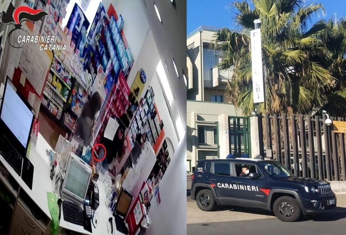 ASSALTO A UNA FARMACIA A VIAGRANDE, I CARABINIERI ARRESTANO DUE UOMINI - 