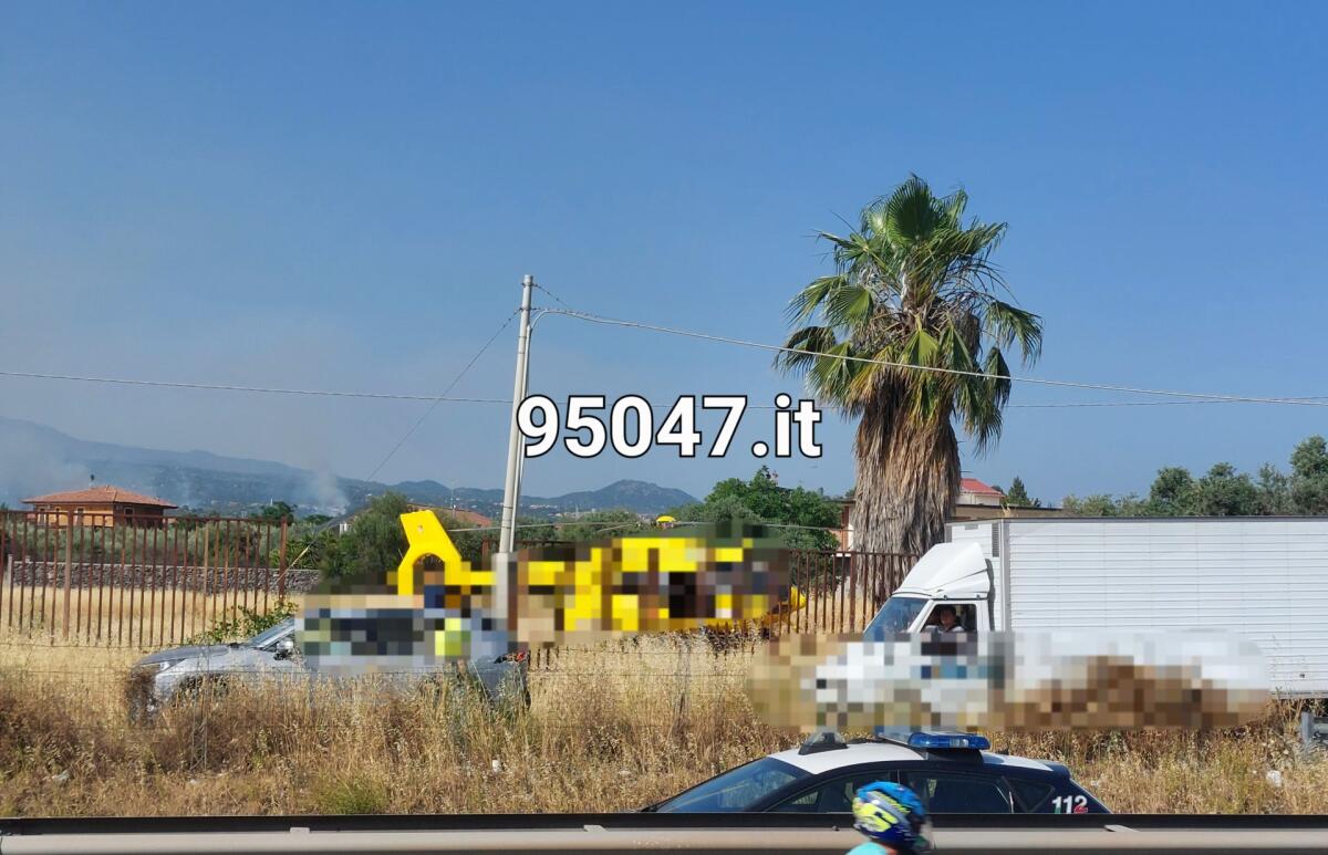 GRAVISSIMO INCIDENTE SULLA SS121 A PALAZZOLO , ELISOCCORSO SUL POSTO - 