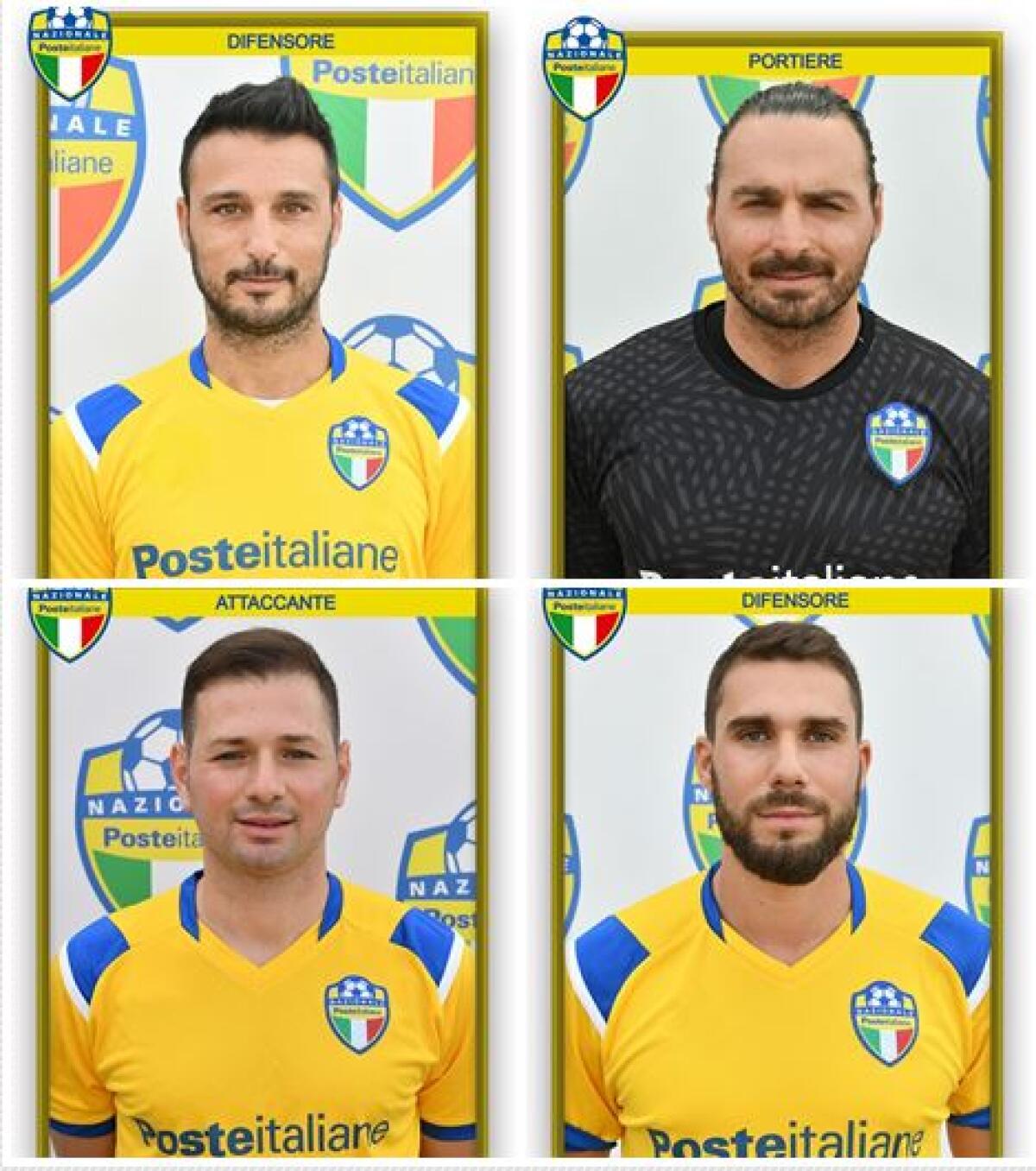 QUATTRO SICILIANI VESTIRANNO LA MAGLIA  DELLA NUOVA NAZIONALE DI CALCIO DI POSTE ITALIANE - 