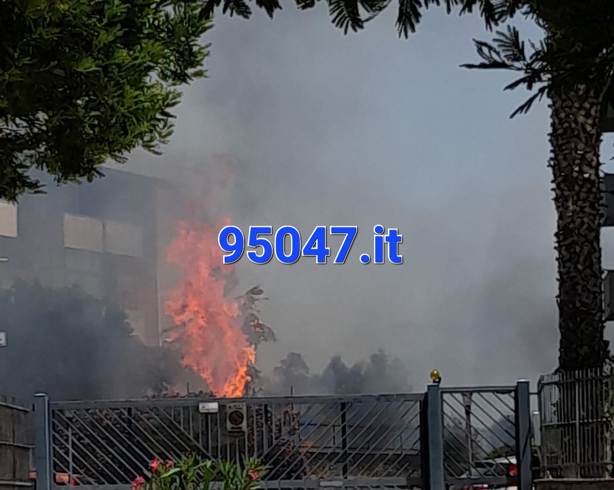 VARI E VASTI INCENDI DI STERPAGLIA IN CORSO A PATERNÒ