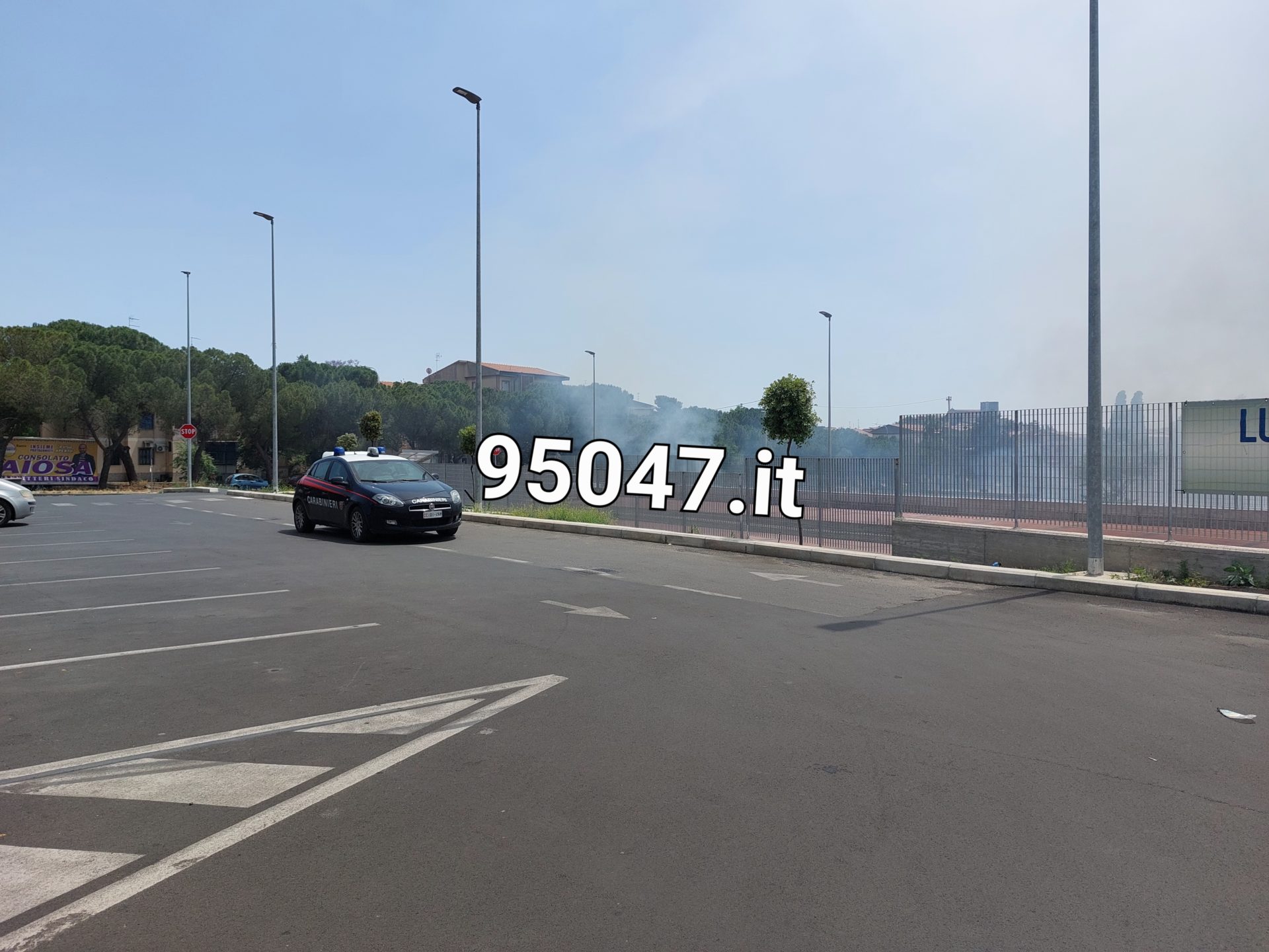 PATERNÒ: VASTO INCENDIO STERPAGLIE IN ZONA ARDIZZONE, VICINO AL RIFORNIMENTO