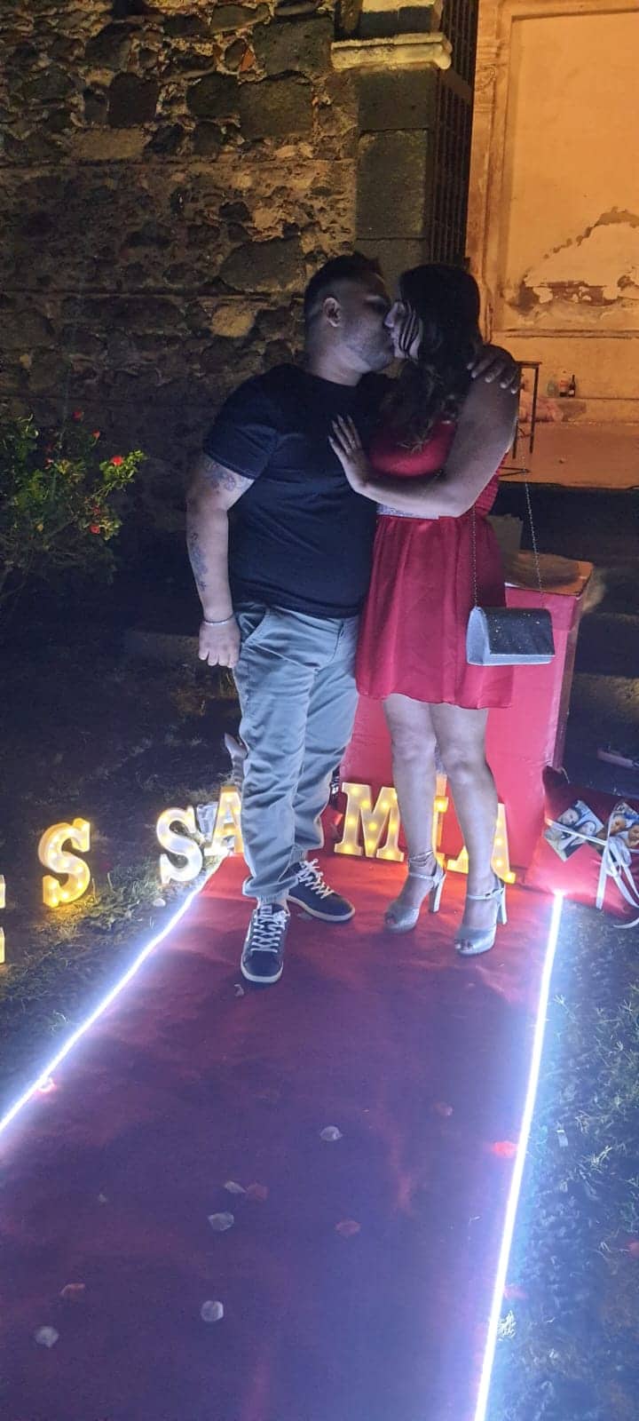 PATERNO' : PROPOSTA DI MATRIMONIO IERI SERA AL CASTELLO NORMANNO