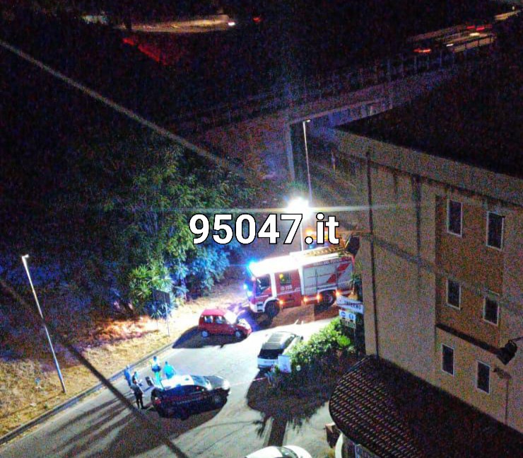 CINQUE FERITI IL BILANCIO DI DUE INCIDENTI AVVENUTI NELLA SERATA DI IERI A PATERNO' E BELPASSO -  LE FOTO