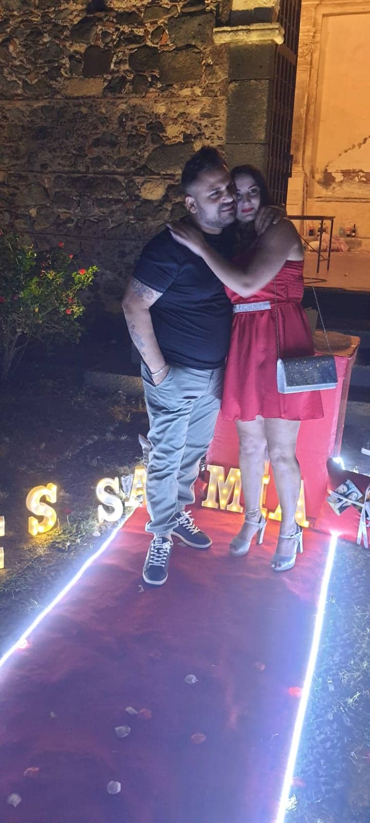 PATERNO' : PROPOSTA DI MATRIMONIO IERI SERA AL CASTELLO NORMANNO