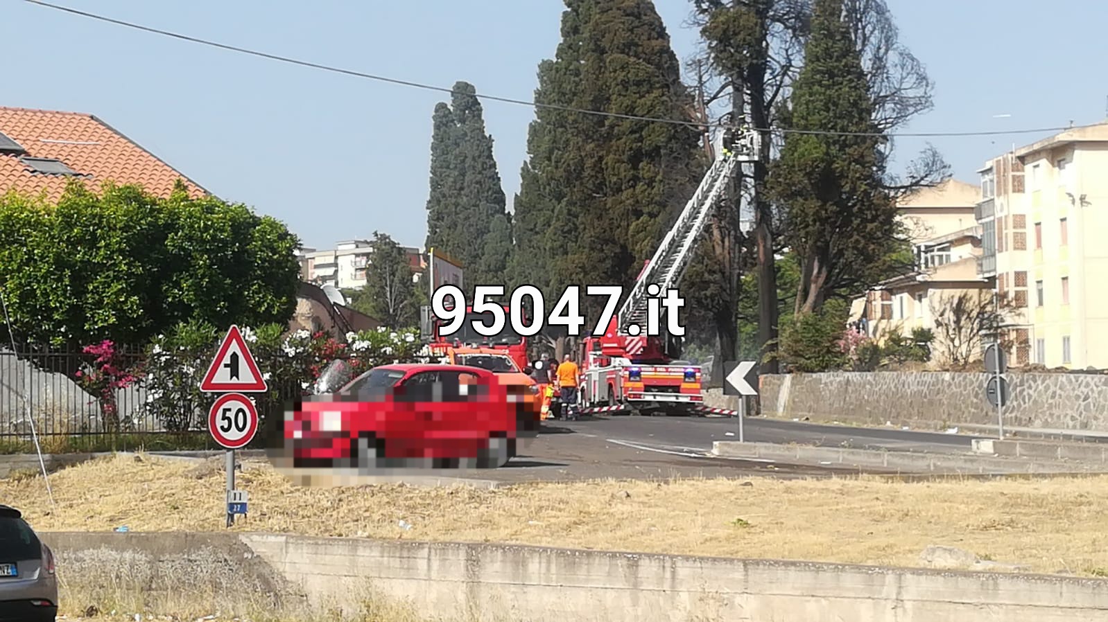 PATERNÒ: VIA DELLE ARTI E DEI MESTIERI, STRADA CHIUSA AL TRAFFICO PER LA MESSA IN SICUREZZA DEGLI ALBERI