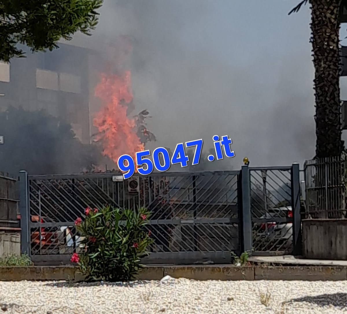 VARI E VASTI INCENDI DI STERPAGLIA IN CORSO A PATERNÒ