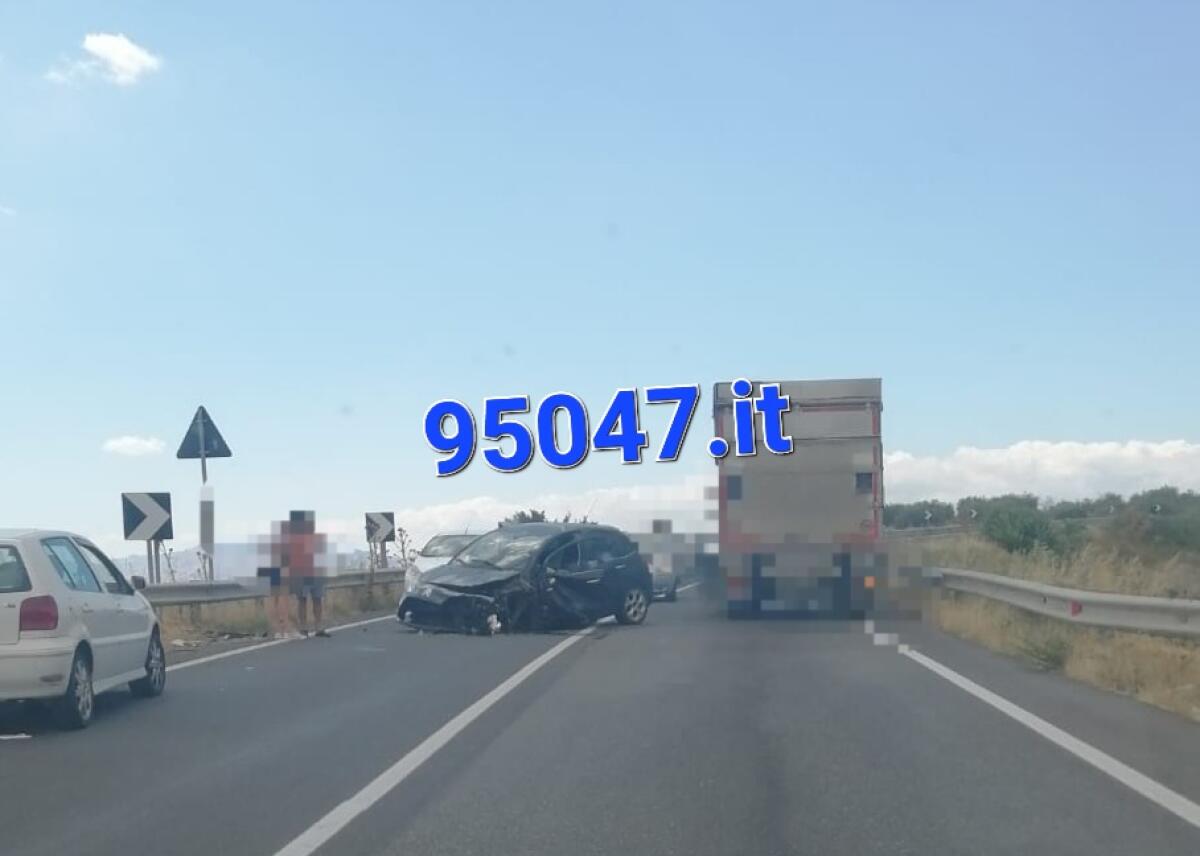 INCIDENTE SULLA SS284 A BIANCAVILLA - 