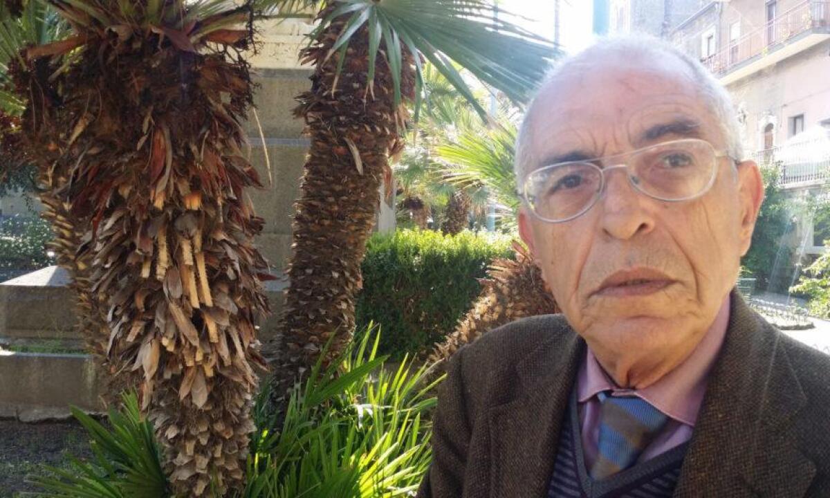PATERNÒ: MORTO IL PROF. NINO TOMASELLO, ERA STATO INVESTITO AL CORSO ITALIA LO SCORSO 4 LUGLIO - 