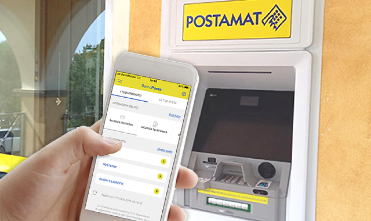 IN PROVINCIA DI CATANIA E' POSSIBILE PRELEVARE DALL’ATM POSTAMAT SENZA CARTA, ORA BASTA LO SMARTPHONE - 