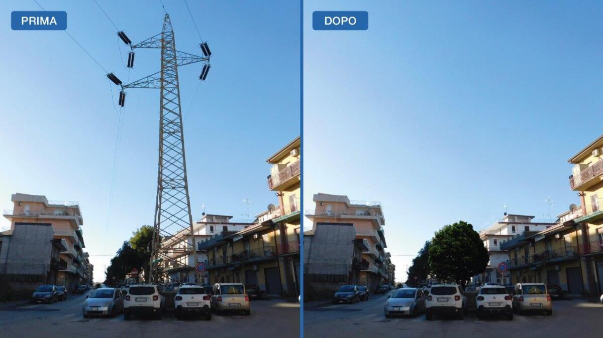 AL VIA LE DEMOLIZIONI DELL’ELETTRODOTTO ,  NELLA PRIMA FASE  SARANNO RIMOSSI 39 TRALICCI DELL’ALTA TENSIONE NEI COMUNI DI CATANIA E MISTERBIANCO - 