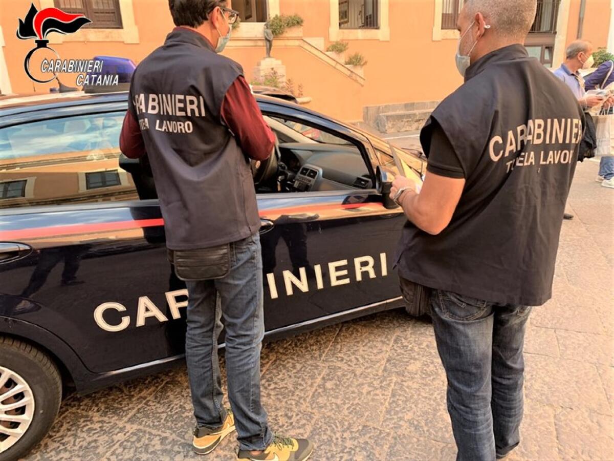 MISTERBIANCO, CONTROLLI CONTRO IL LAVORO “NERO”: SANZIONI ED ATTIVITÀ SOSPESA - 