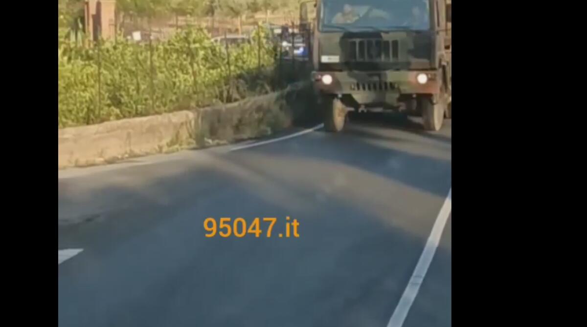 RIMOSSO E FATTO BRILLARE CON SUCCESSO L'ORDIGNO BELLICO RITROVATO A SFERRO - 