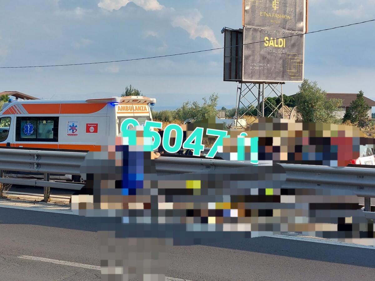 INCIDENTE MORTALE SULLA SS121 NEI PRESSI DI PALAZZOLO - 