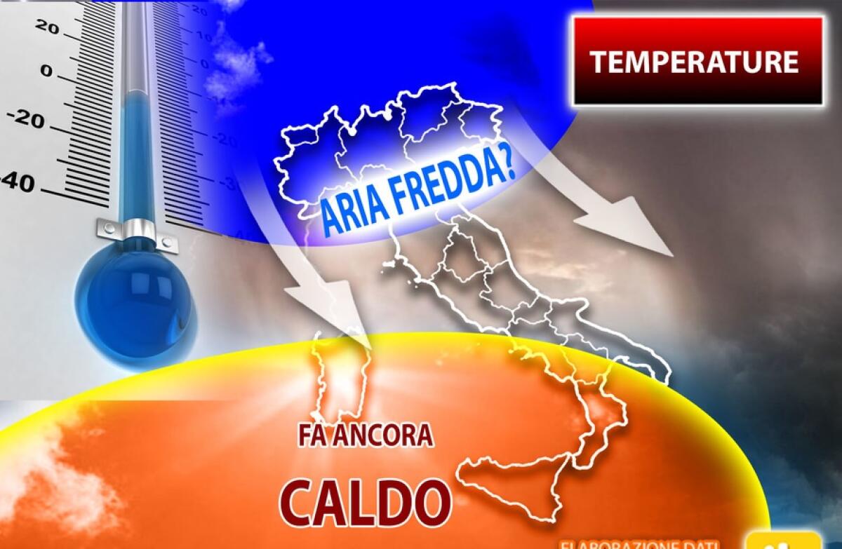 METEO. ITALIA DIVISA IN DUE: CALDO TORRIDO AL SUD, TEMPORALI AL NORD - 
