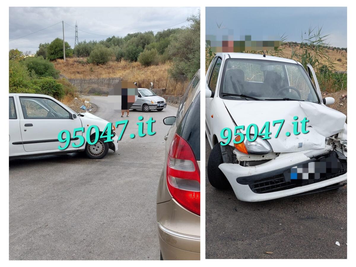 SCONTRO  TRA DUE AUTOVETTURE SULLA SP135 IN TERRITORIO DI BELPASSO IERI POMERIGGIO,  TRE FERITI - 