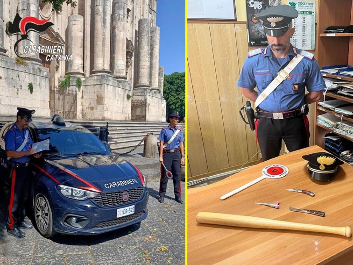 CATANIA. DENUNCIATO 25ENNE CHE AL TERMINE DELLA CELEBRAZIONE DEL BATTESIMO DEL FIGLIO, AVEVA DECISO DI  ACCENDERE SUL SAGRATO DELLA CHIESA DI SAN NICOLÒ L’ARENA, UN’INTERA BATTERIA DI FUOCHI D’ARTIFICIO - 