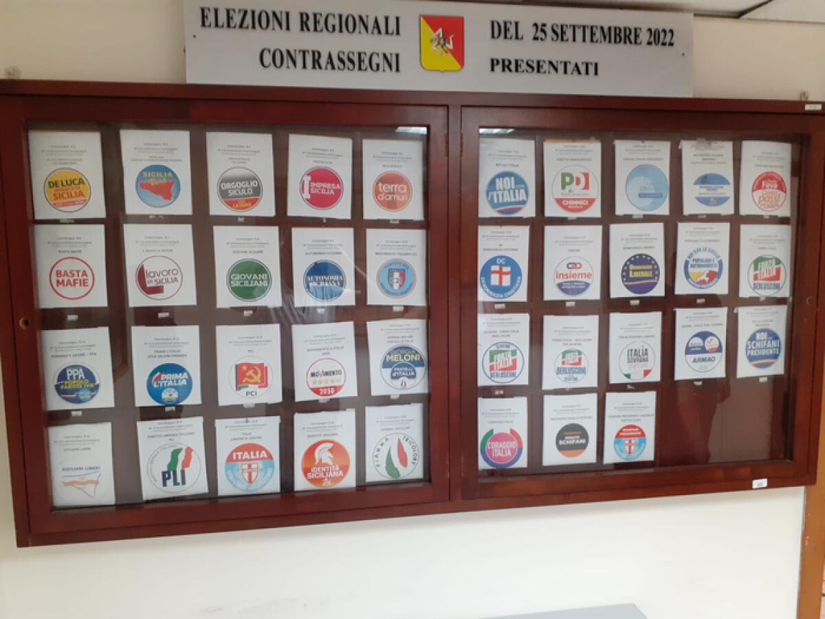 REGIONALI, PRESENTATI 38 SIMBOLI DELLE LISTE PER LE ELEZIONI - 