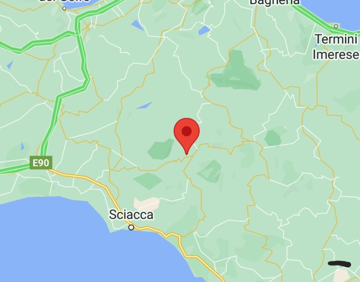 FORTE TERREMOTO DI MAGNITUDO 4.2 TRA AGRIGENTO E PALERMO - 