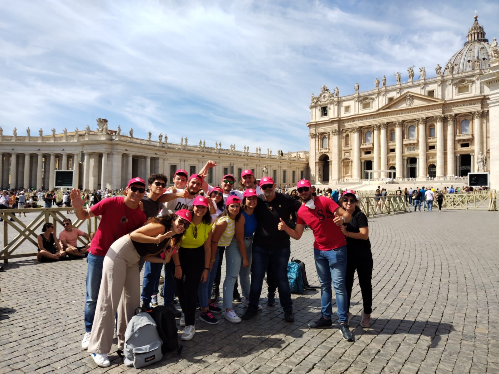 I GIOVANI DELLA PARROCCHIA SAN GIOVANNI BOSCO DAL PAPA