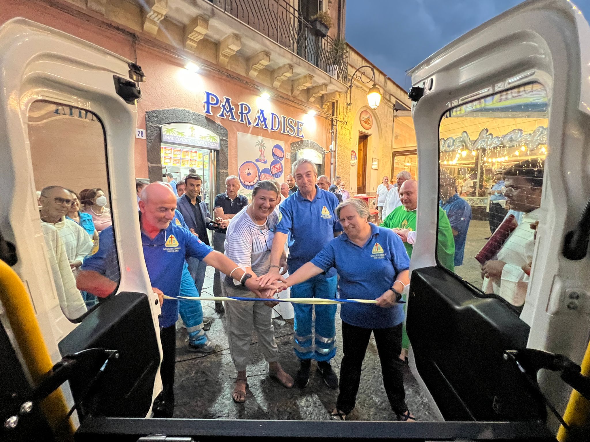 LA MISERICORDIA DI NICOLOSI INAUGURA UN VEICOLO DISABILI