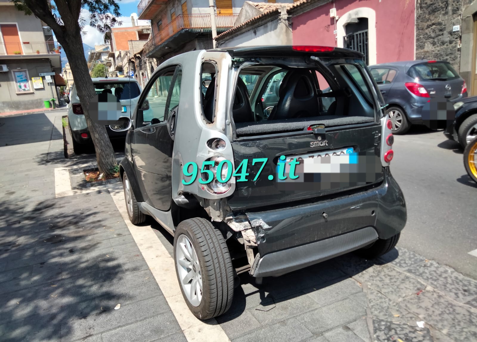 BELPASSO, SCONTRO AUTO-MOTO: FERITO CENTAURO