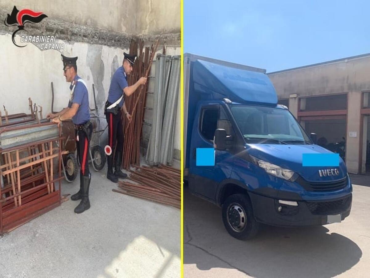 NICOLOSI, RUBA MATERIALE EDILE E ATTREZZATURE DA UN CANTIERE: ARRESTATO 37ENNE - 
