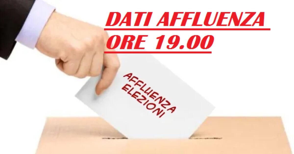 ELEZIONI 2022.  DATI AFFLUENZA ORE 19 DI PATERNO'. 41.96% PER LE POLITICHE, 37,93% PER LE REGIONALI - 