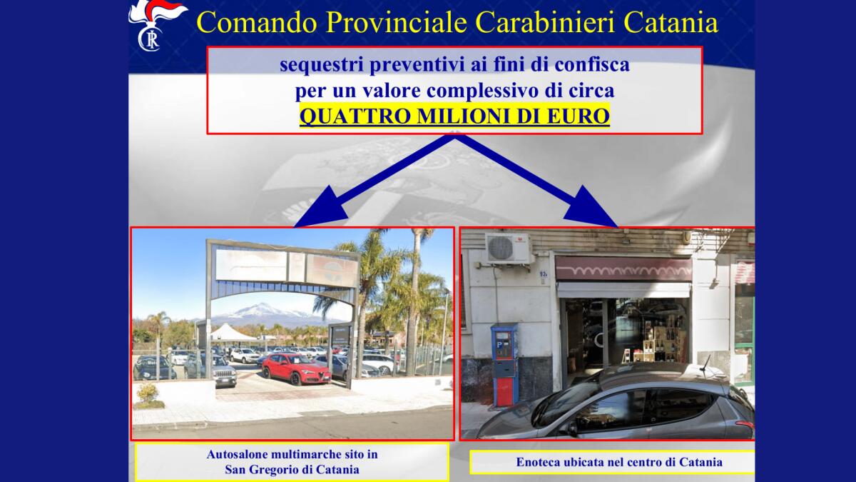 SEQUESTRATE ATTIVITÀ PER 4 MILIONI DI EURO TRA CUI UN SALONE DI AUTOMOBILI E UN'ENOTECA, TUTTI I NOMI DEGLI ARRESTATI - 