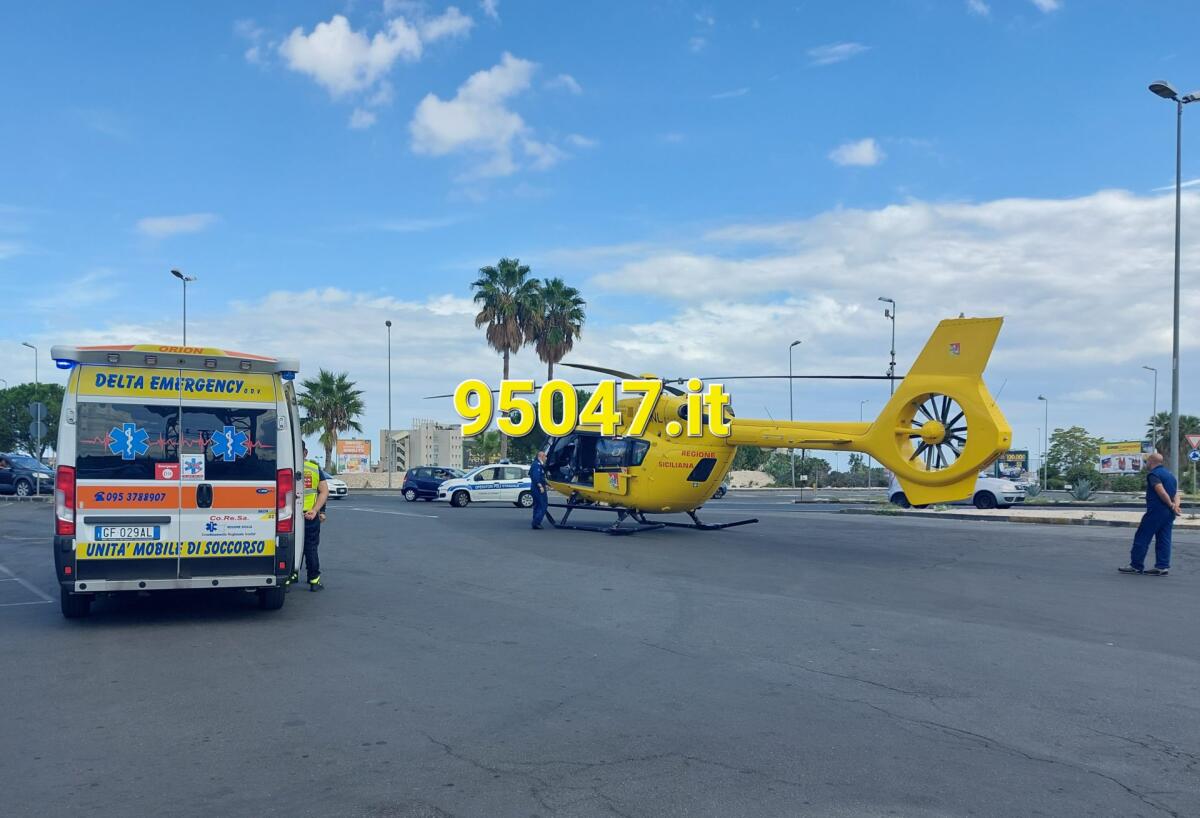 INCIDENTE SUL LAVORO, ARRIVA L'ELISOCCORSO - 