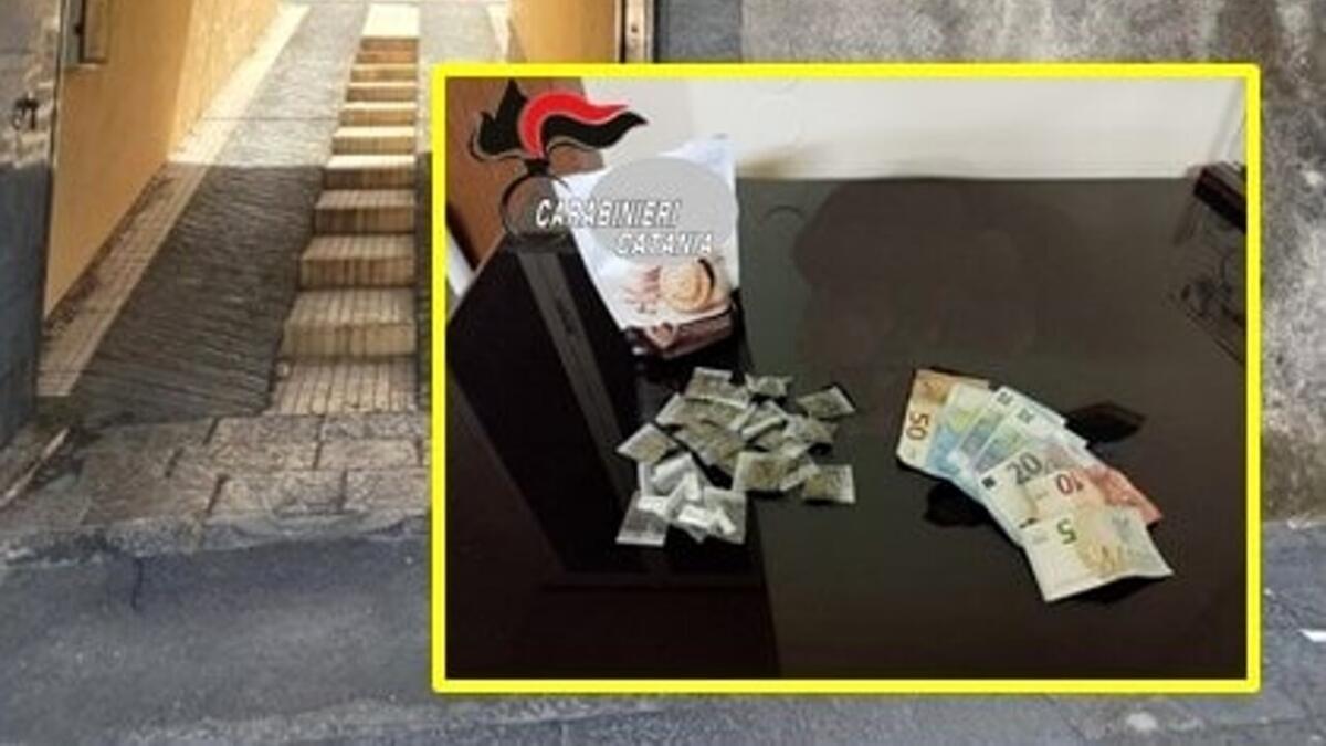 CATANIA. SPACCIAVA MARIJUANA NASCOSTA IN UN PACCO DI BISCOTTI: ARRESTATO UN - 