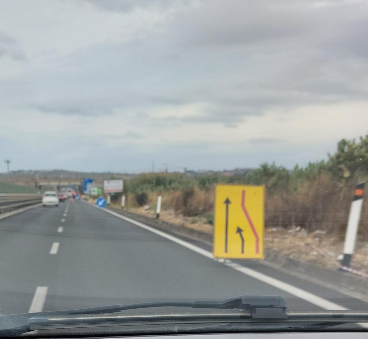 LAVORI SULLA SS121, CODE DIREZIONE CATANIA - 