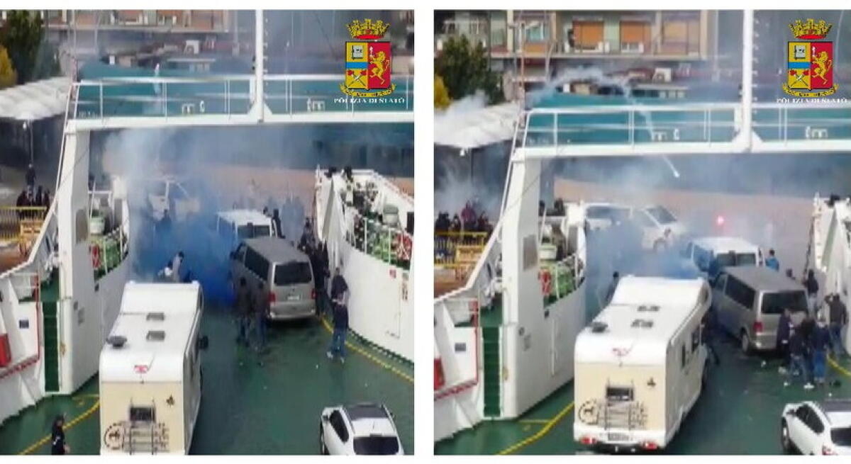 SCONTRI TRA ULTRAS DI PATERNÒ E ACIREALE  AGLI IMBARCADERI DI MESSINA NEL 2021: INFLITTI 24 DASPO - 