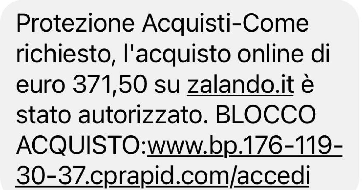 SMS ZALANDO È UNA TRUFFA, POLIZIA POSTALE AVVERTE: “ATTENZIONE A QUESTO MESSAGGIO” - 