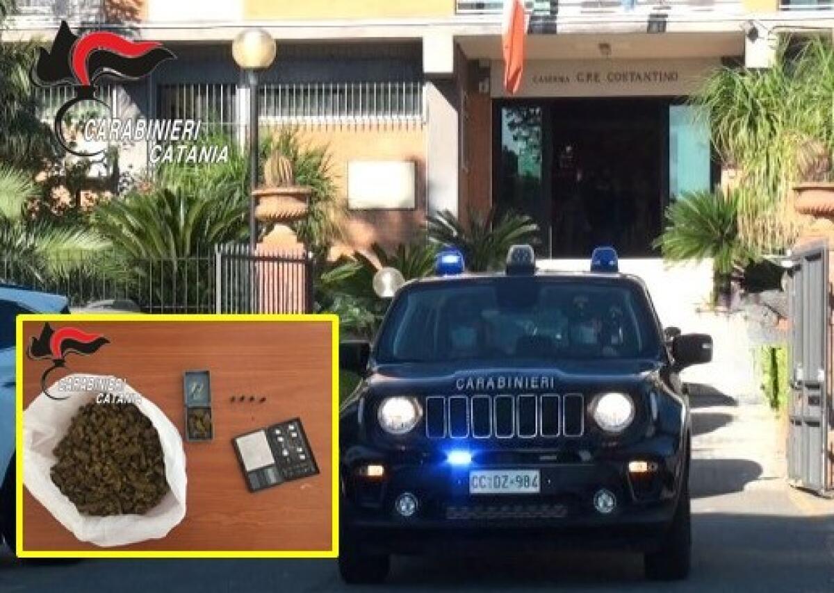 ACIREALE. MARIJUANA IN AUTO E A CASA: ARRESTATO UN 38ENNE - 