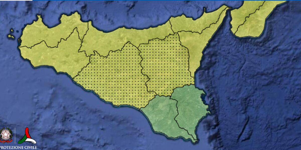 ANCORA TEMPORALI NUOVA ALLERTA GIALLA IN SICILIA PER LA GIORNATA DI DOMANI - 