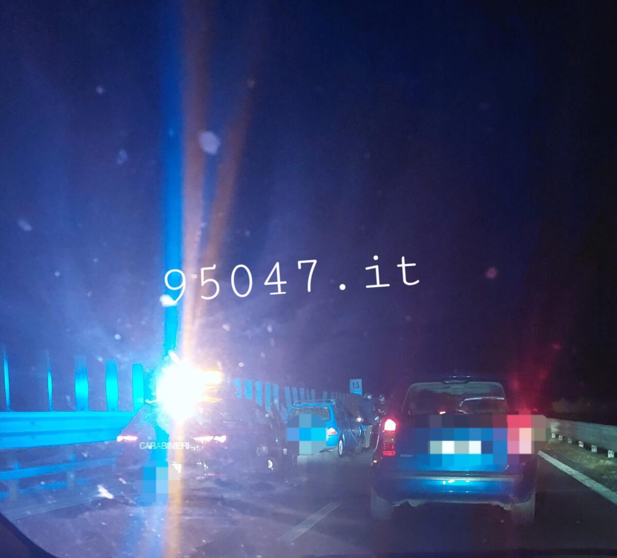 ENNESIMO INCIDENTE SULLA SS121, NEI PRESSI SVINCOLO PALAZZOLO - 