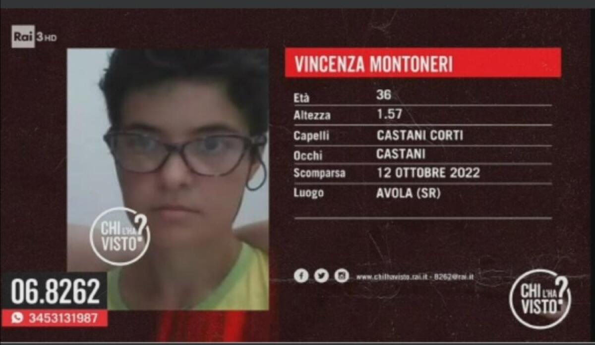 RITROVATA LA DONNA SCOMPARSA AD AVOLA DOPO L’APPELLO LANCIATO DA “CHI L’HA VISTO” - 
