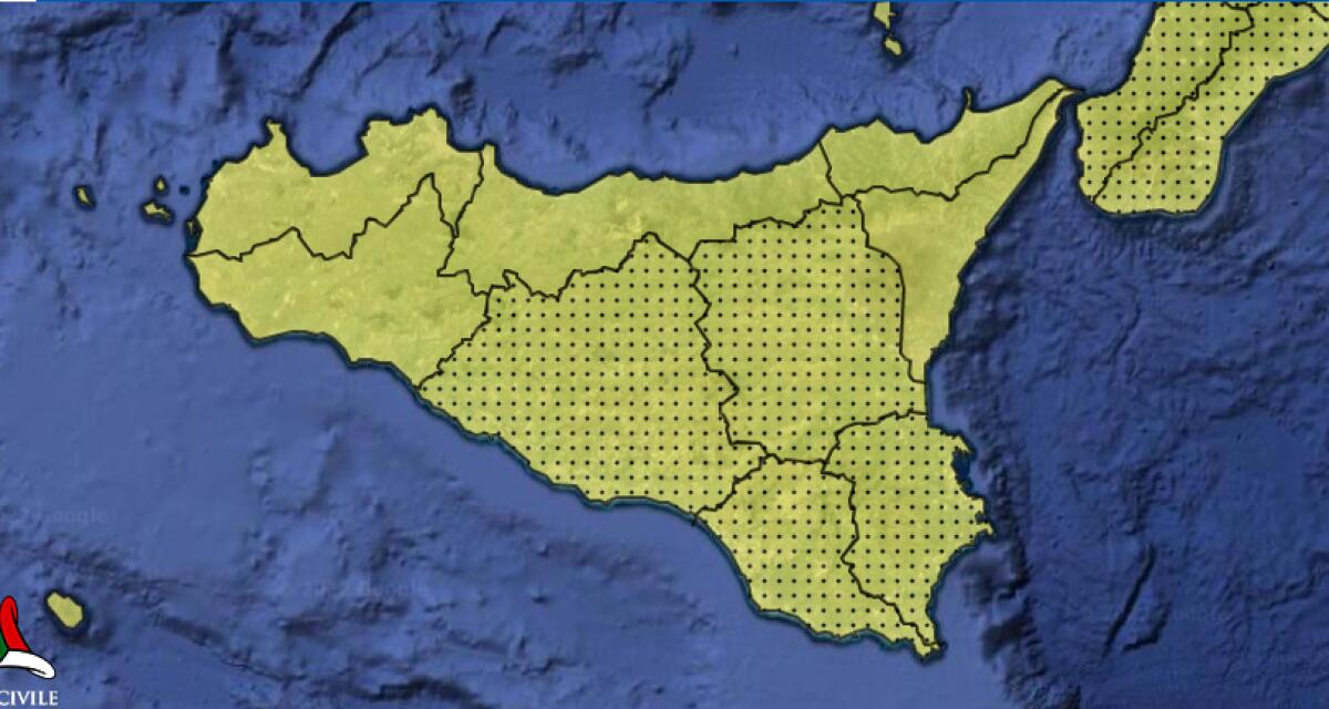 MALTEMPO IN ARRIVO, PER LA PROTEZIONE CIVILE È “ALLERTA GIALLA” IN SICILIA - 