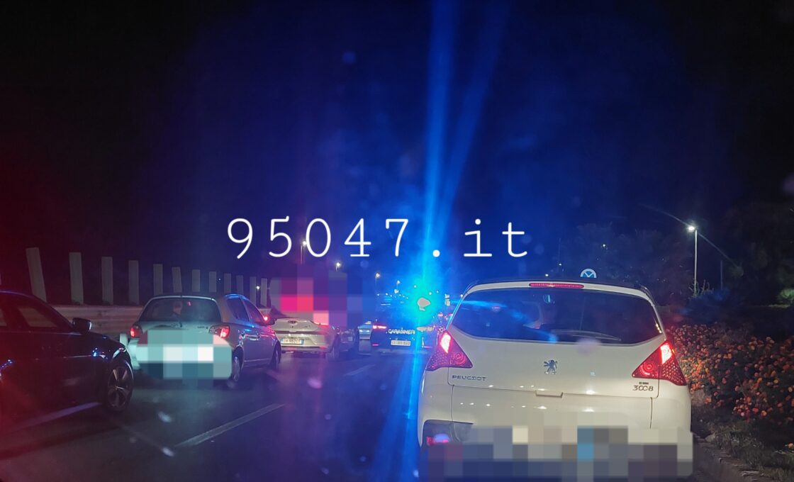 ENNESIMO INCIDENTE SULLA SS121, NEI PRESSI SVINCOLO PALAZZOLO