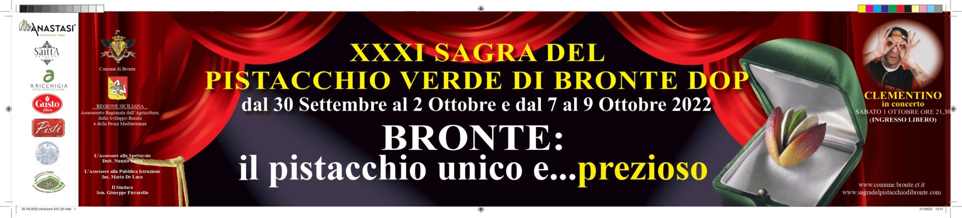 INAUGURATA LA 31’ SAGRA DEL PISTACCHIO