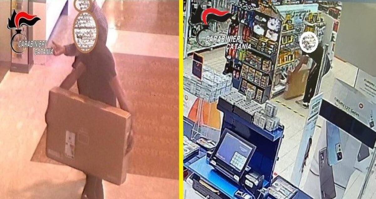 CATANIA, VA AL CENTRO COMMERCIALE E PORTA VIA UN TELEVISORE, ARRESTATO - 