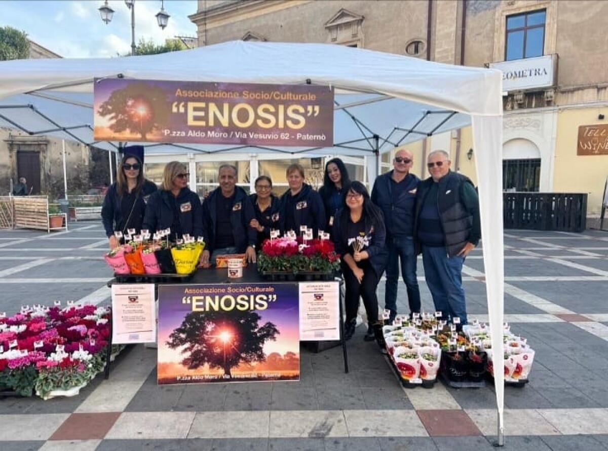 PATERNÒ: RACCOLTA FONDI ORGANIZZATA DALL’ASSOCIAZIONE ENOSIS IN FAVORE DI PIERO MONTALTO - 