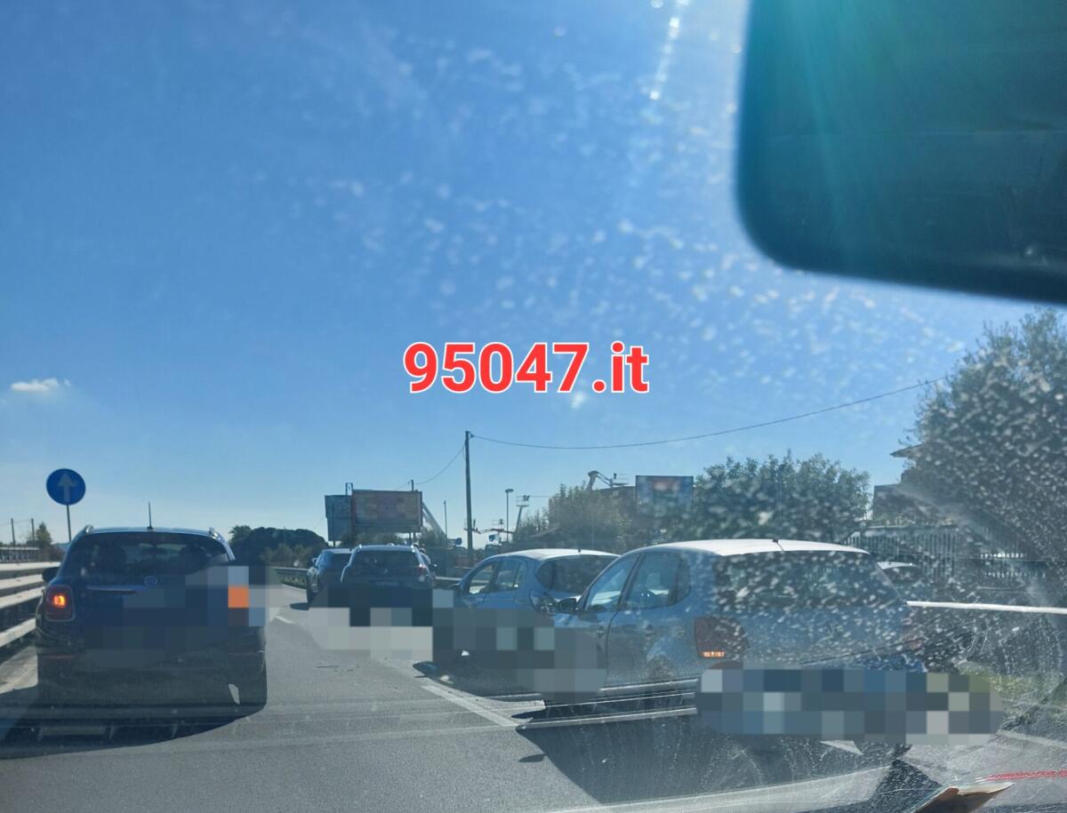 DOPPIO INCIDENTE SULLA SS121 A PALAZZOLO - 