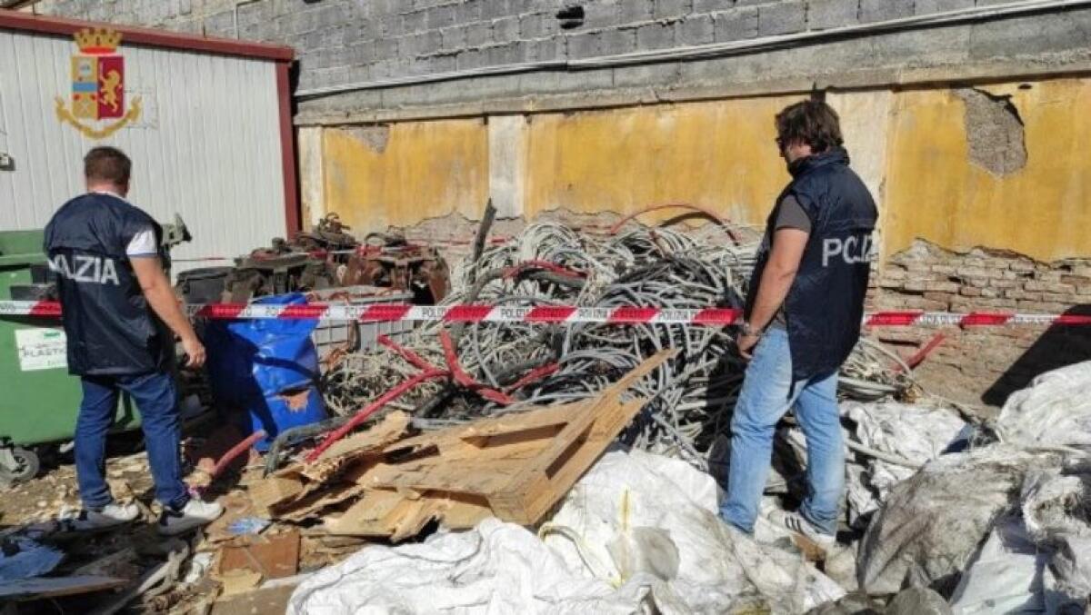 CATANIA,  SEQUESTRATA OLTRE 1 TONNELLATA DI RAME - 