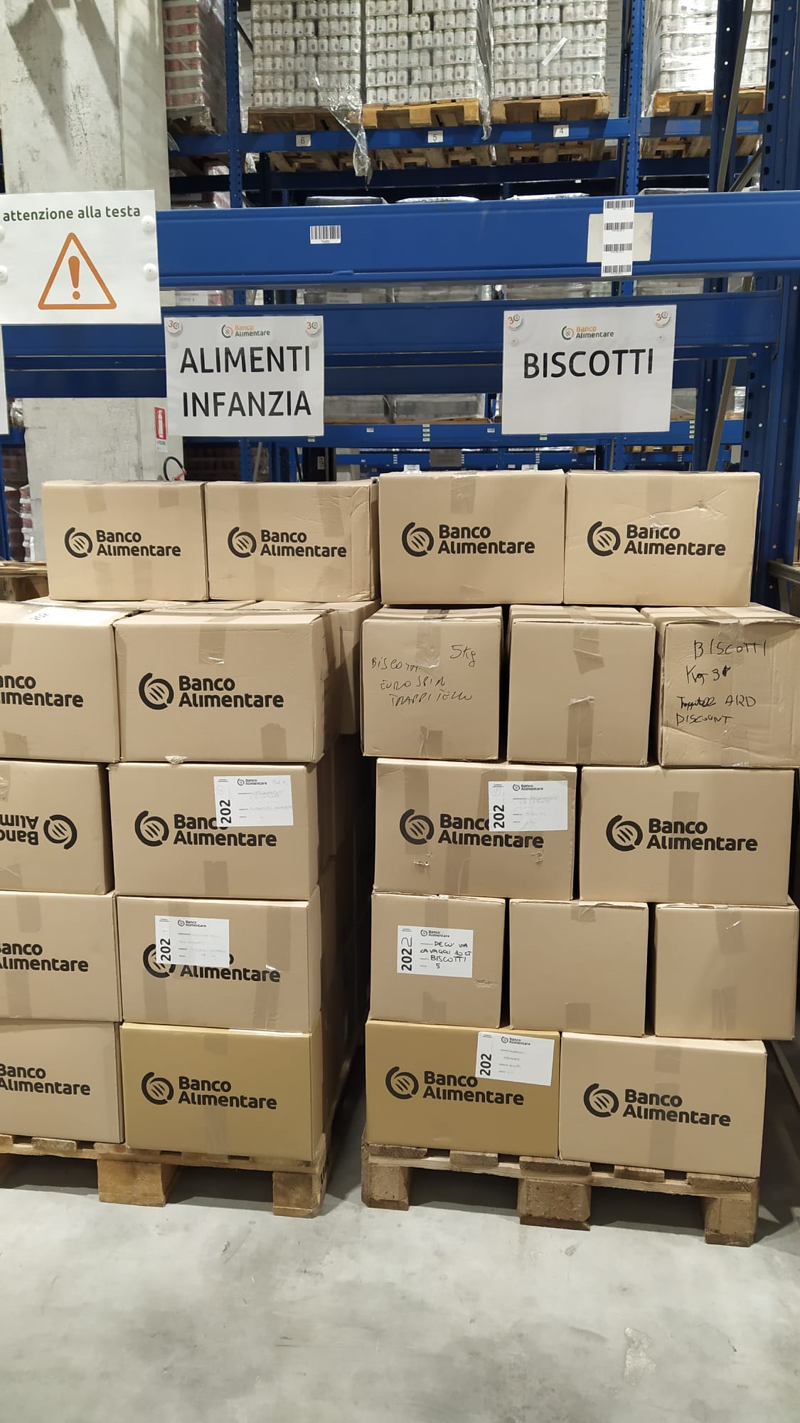 COLLETTA ALIMENTARE RACCOLTI 367.697 KG DI ALIMENTI CHE VERRANNO DISTRIBUITI GIÀ' DAL MESE DI DICEMBRE