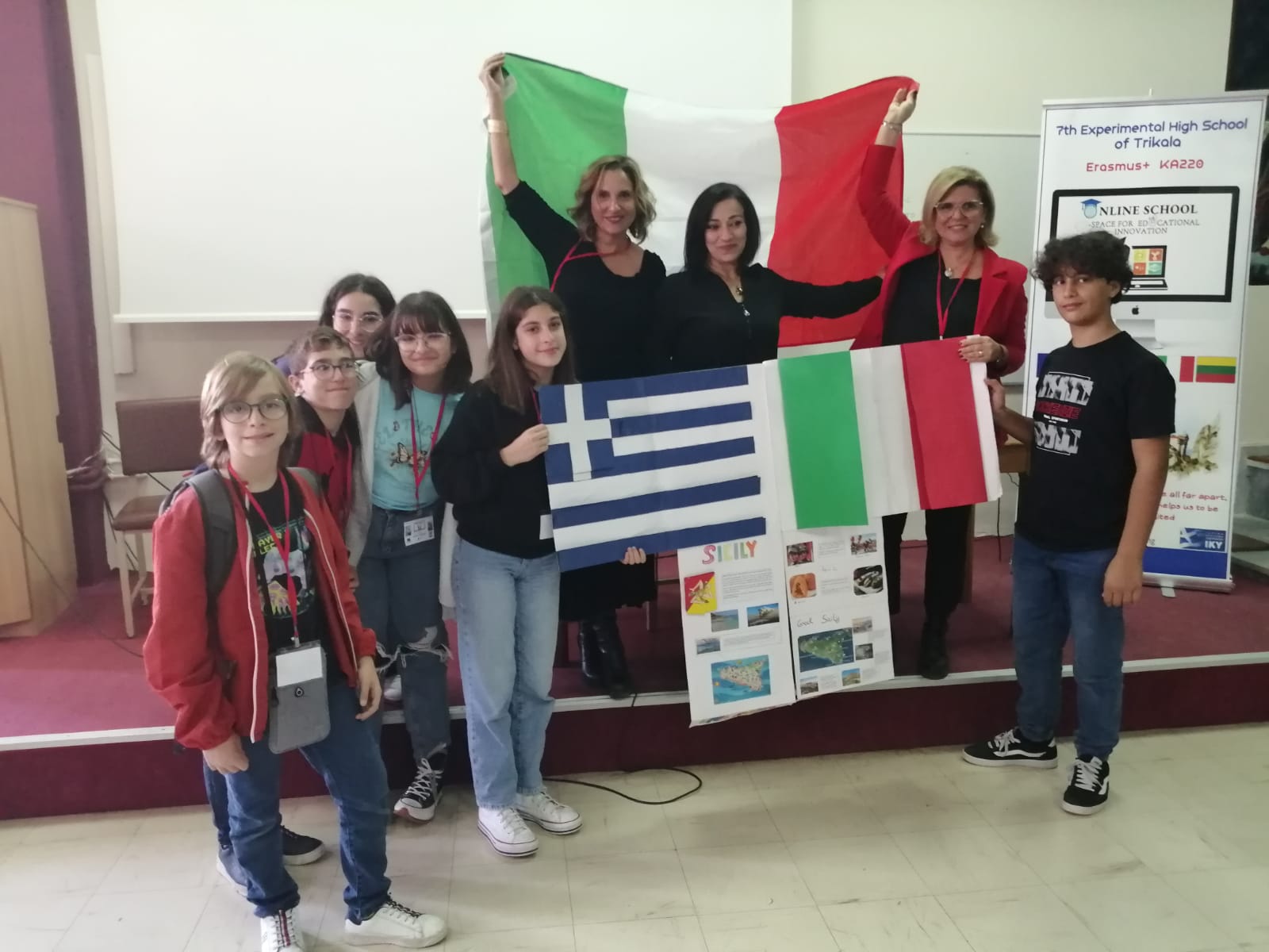 PATERNO'. CONCLUSA LA MOBILITÀ IN GRECIA DEL PROGETTO ERASMUS DELL'ISTITUTO DON MILANI